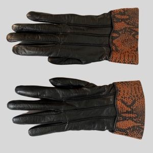 Gloves Extremely Soft Black leather Size 7